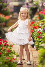 Mabel and Honey 7917WE Birds of Feather White Dress