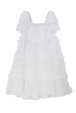 Mabel and Honey 7917WE Birds of Feather White Dress