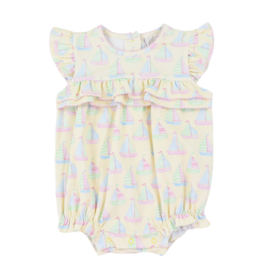 Cypress Row Rosalie Ruffle Romper Seas the Day
