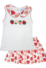 The Smiley Crab S26 Strawberries Skort Set