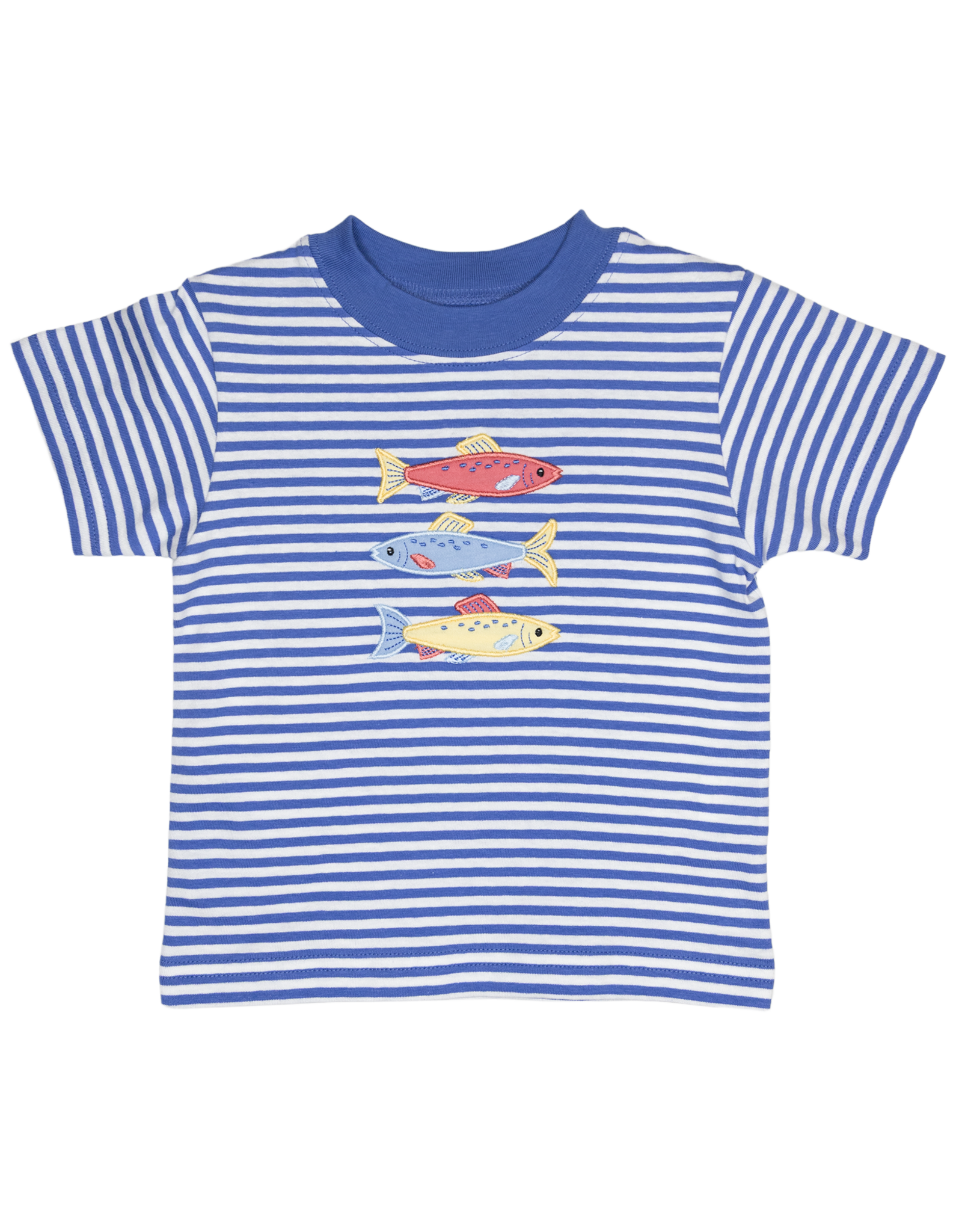 The Smiley Crab S26 SS Shirt Blue Stripe Trout