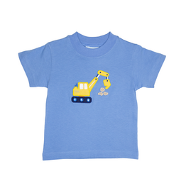 The Smiley Crab Short Sleeve Shirt Chambray Excavator