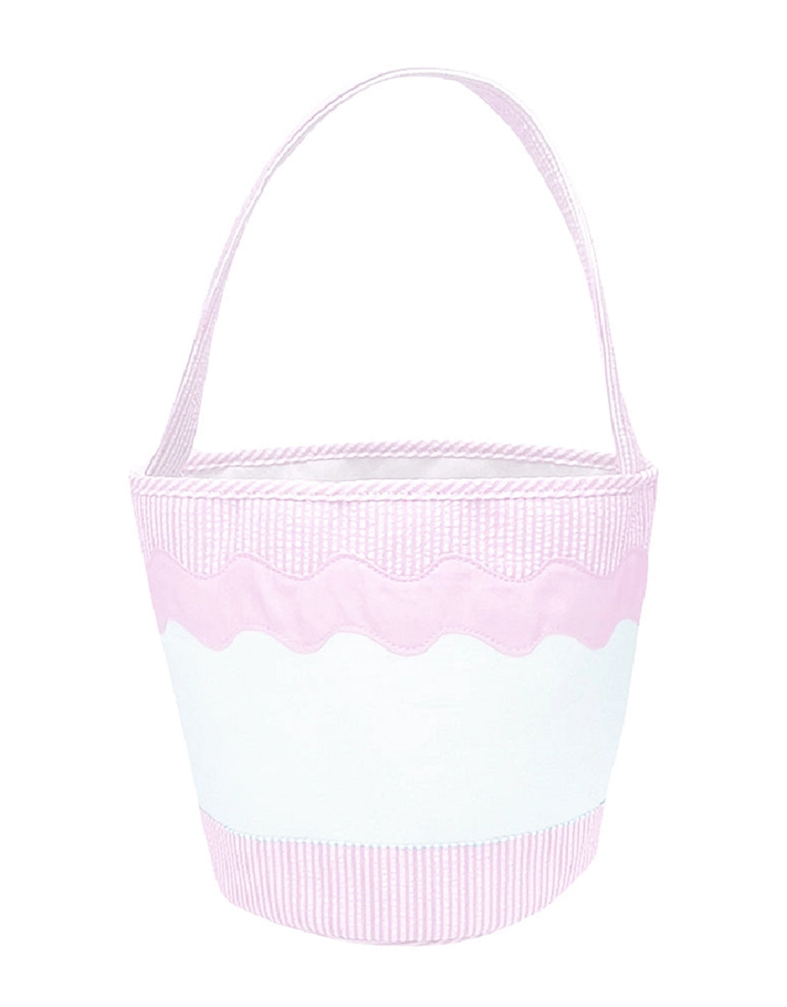 Bits & Bows BB Pink Seersucker Tote