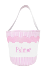 Bits & Bows BB Pink Seersucker Tote