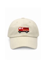 Bits & Bows BB Khaki Firetruck Hat