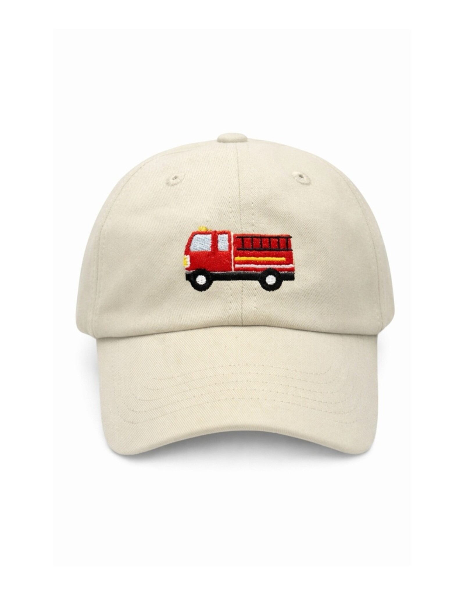 Bits & Bows BB Khaki Firetruck Hat