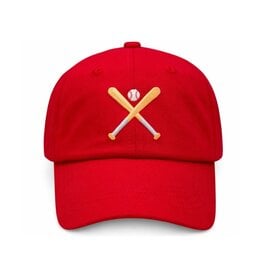 Bits & Bows Red Baseball Hat