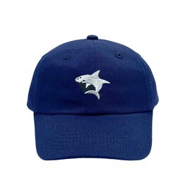 Bits & Bows Navy Shark Hat
