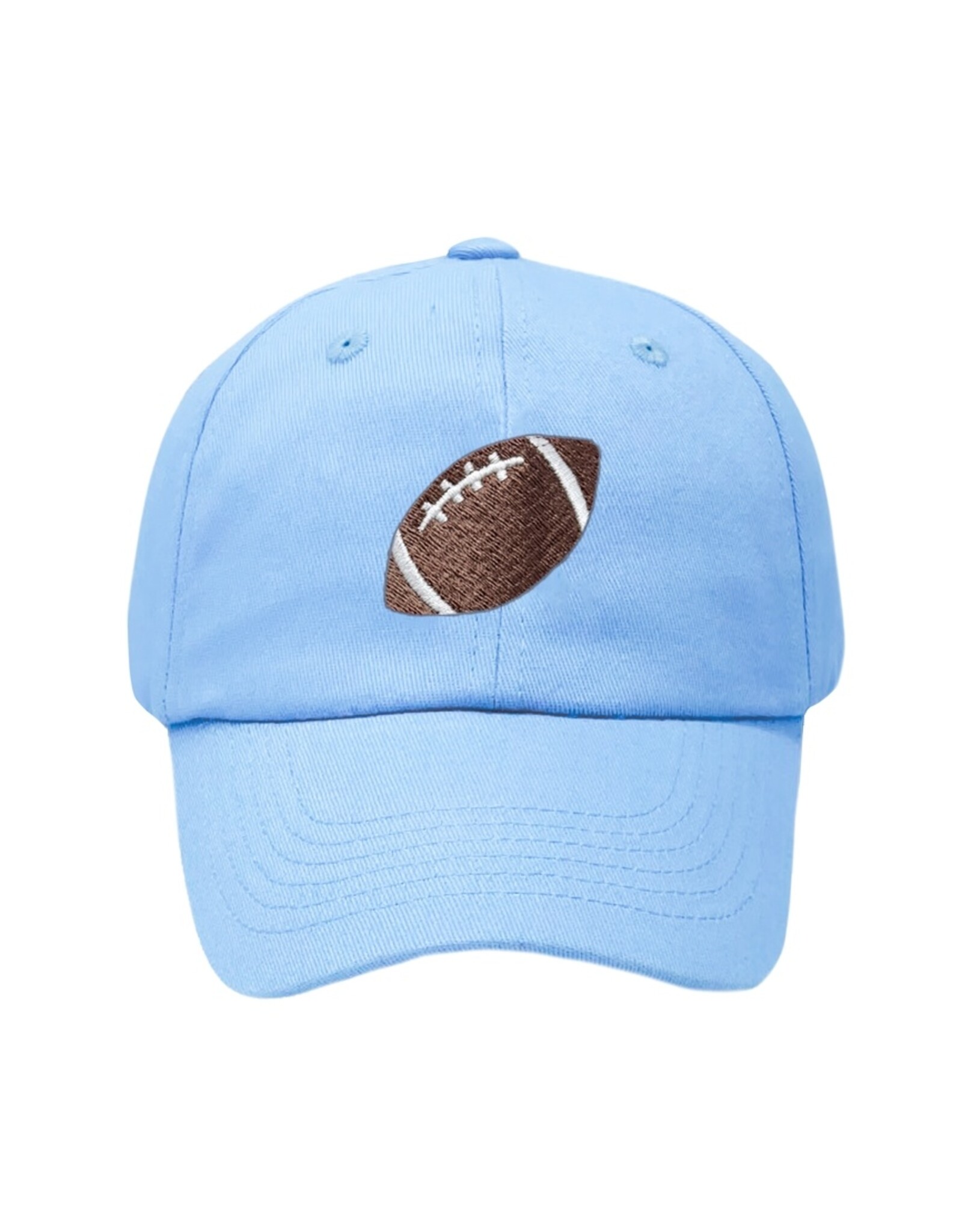 Bits & Bows BB Blue Football Hat