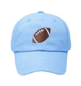 Bits & Bows Blue Football Hat