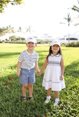 Bits & Bows BB White American Flag Hat