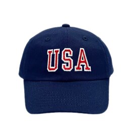 Bits & Bows Navy USA Hat