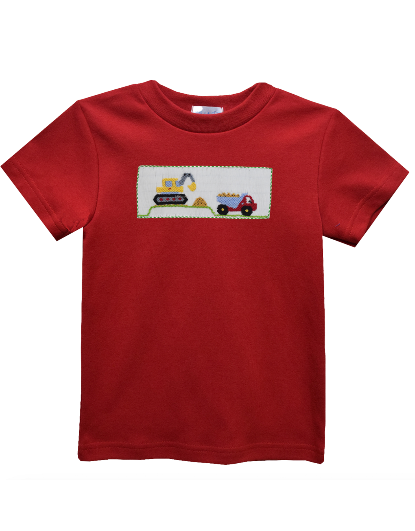 Vive la Fete VFS26 Red Construction Smocked Shirt