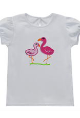 Vive la Fete VFS26 Flamingo Applique Shirt