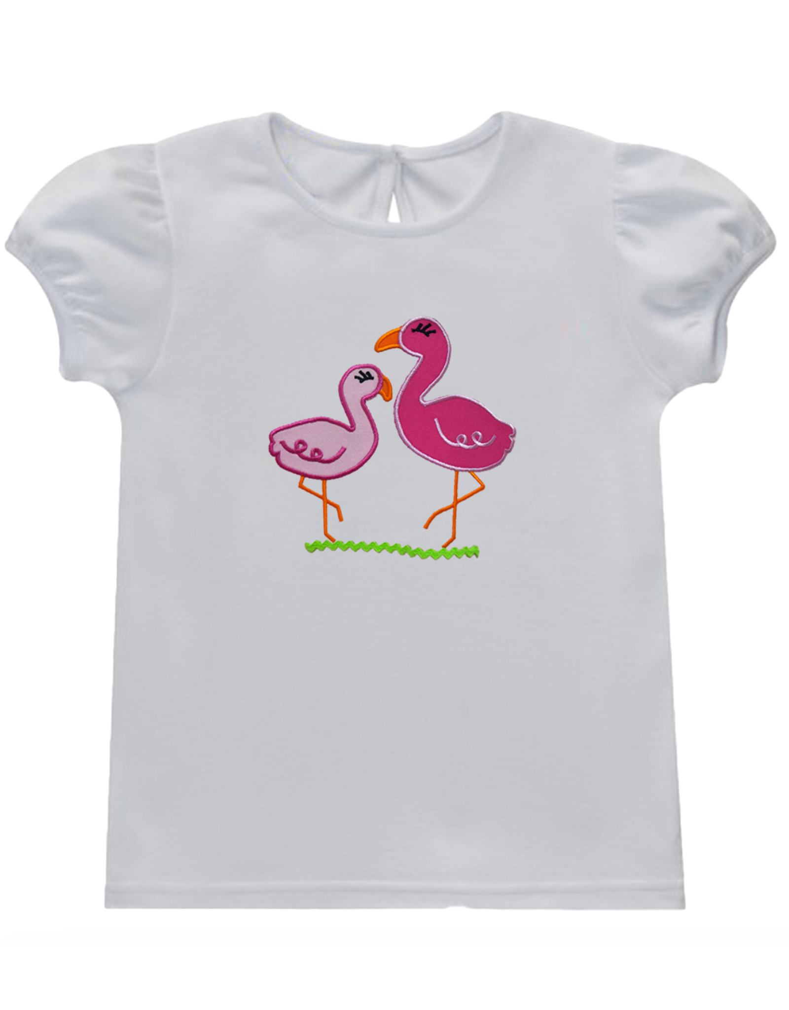 Vive la Fete VFS26 Flamingo Applique Shirt