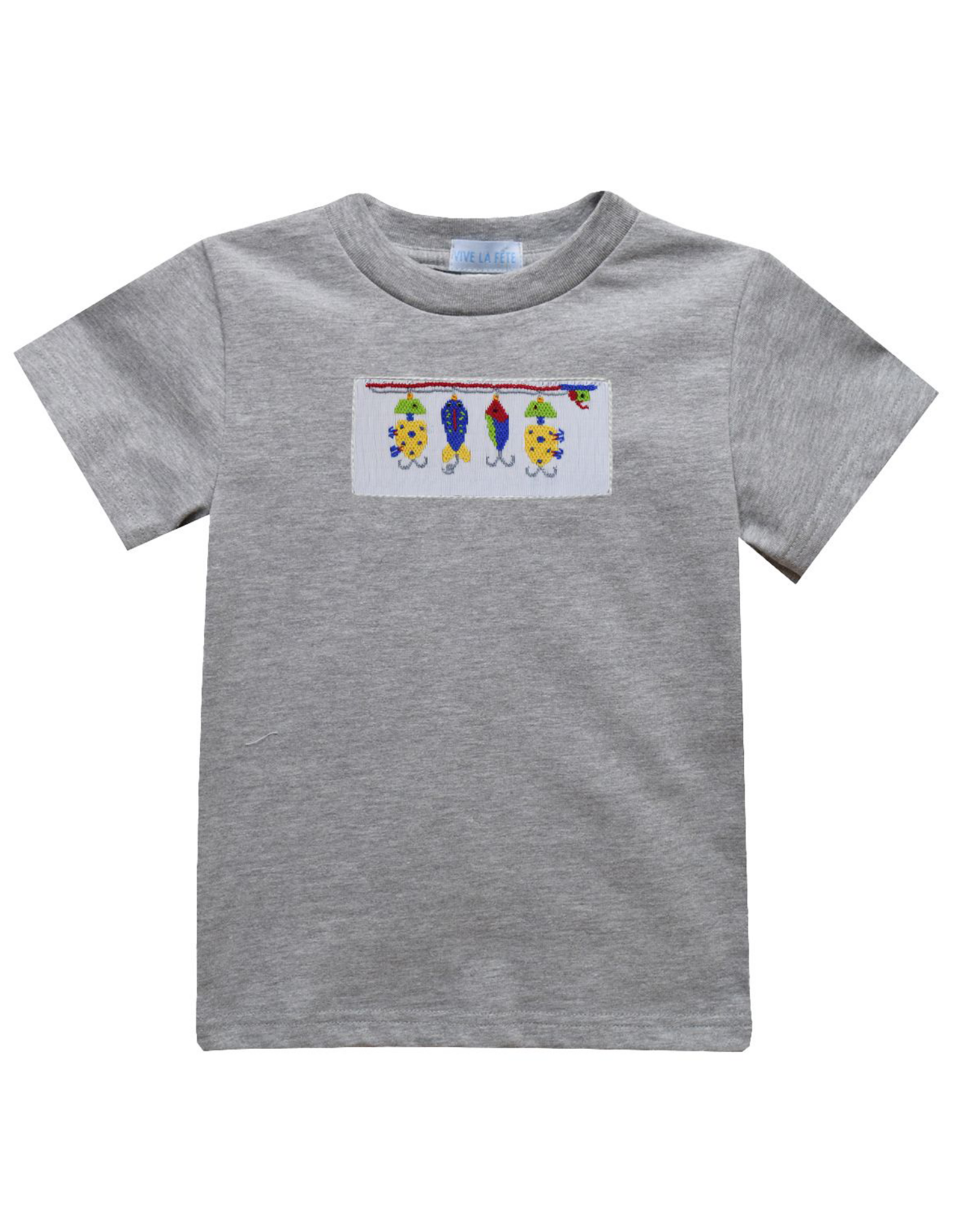 Vive la Fete VFS26 Grey Lures Smocked Shirt