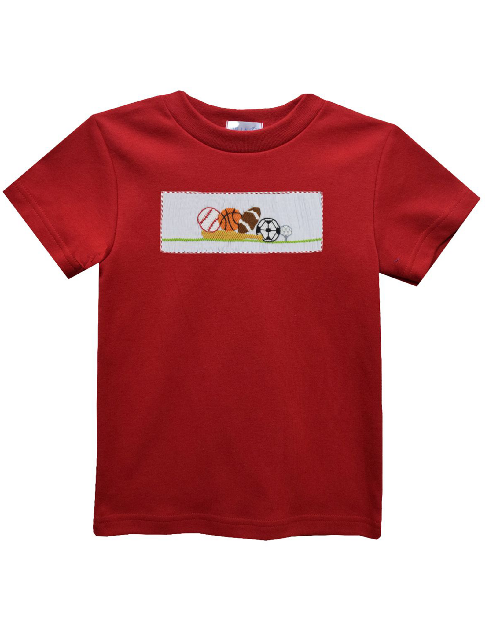 Vive la Fete VFS26 Red Sports Smocked Shirt