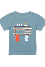 Properly Tied PT26 SS Steel Blue Bat Rack Tee