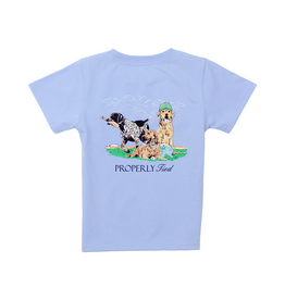 Properly Tied Short Sleeve Light Blue Diamond Dogs Tee