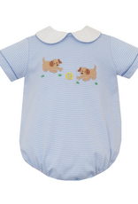 Claire and Charlie 5007BB Garden Puppies Blue Bubble