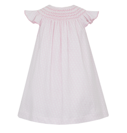 Petit Bebe Ivanna Pink floral Knit Bishop Dress