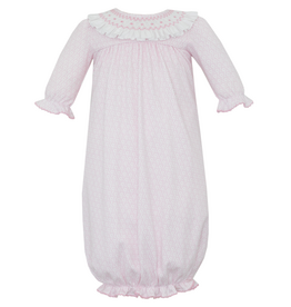 Petit Bebe Ivanna Pink Floral Smocked Sack