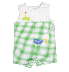 Petit Ami Green Golf Romper