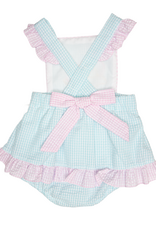 Petit Ami 2-3216 Aqua Beach Ruffle Sunbubble