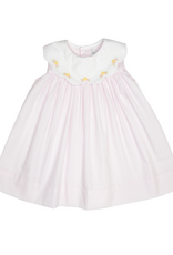 Petit Ami 2-3241 Pink Embroidered Flower Dress