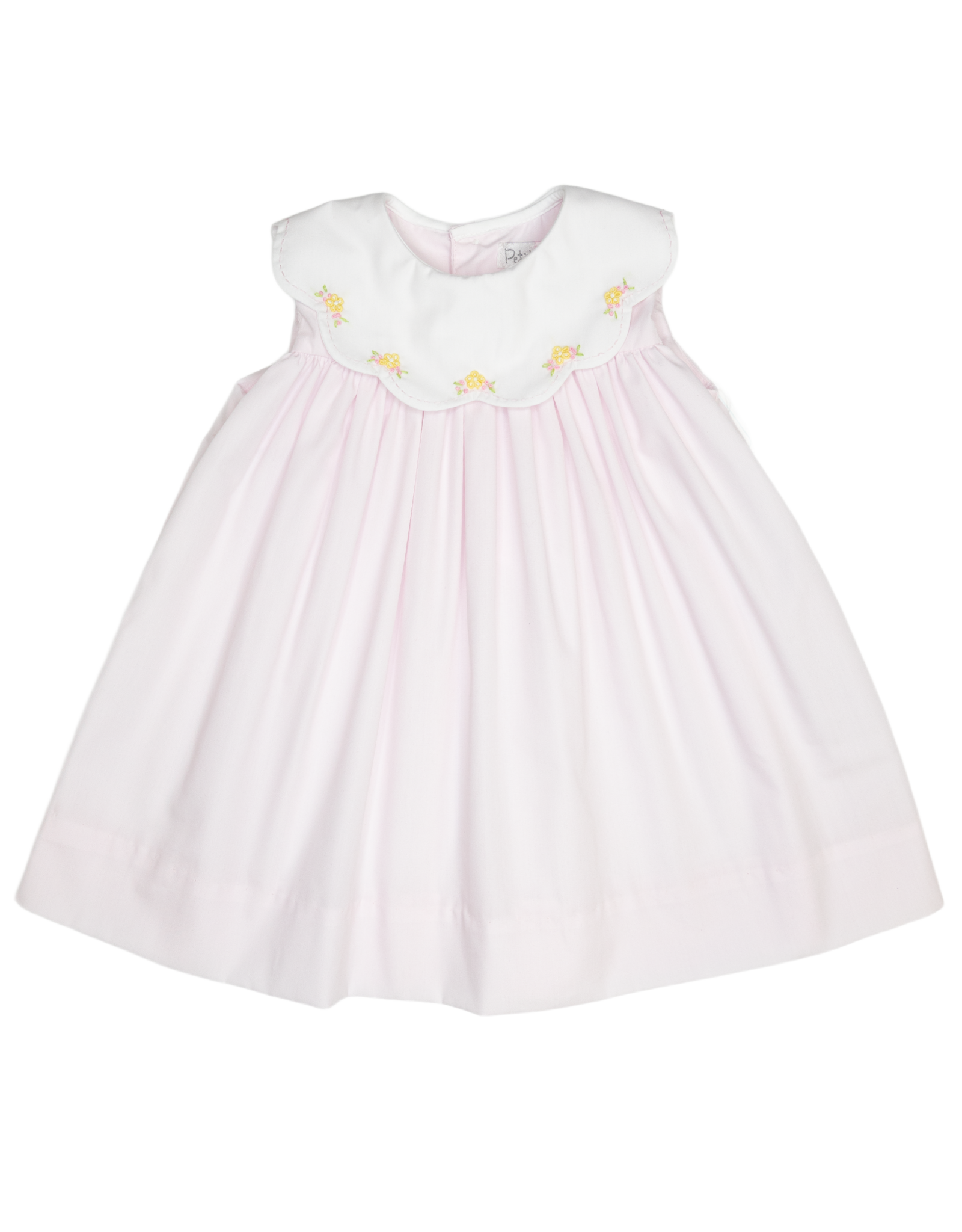Petit Ami 2-3241 Pink Embroidered Flower Dress