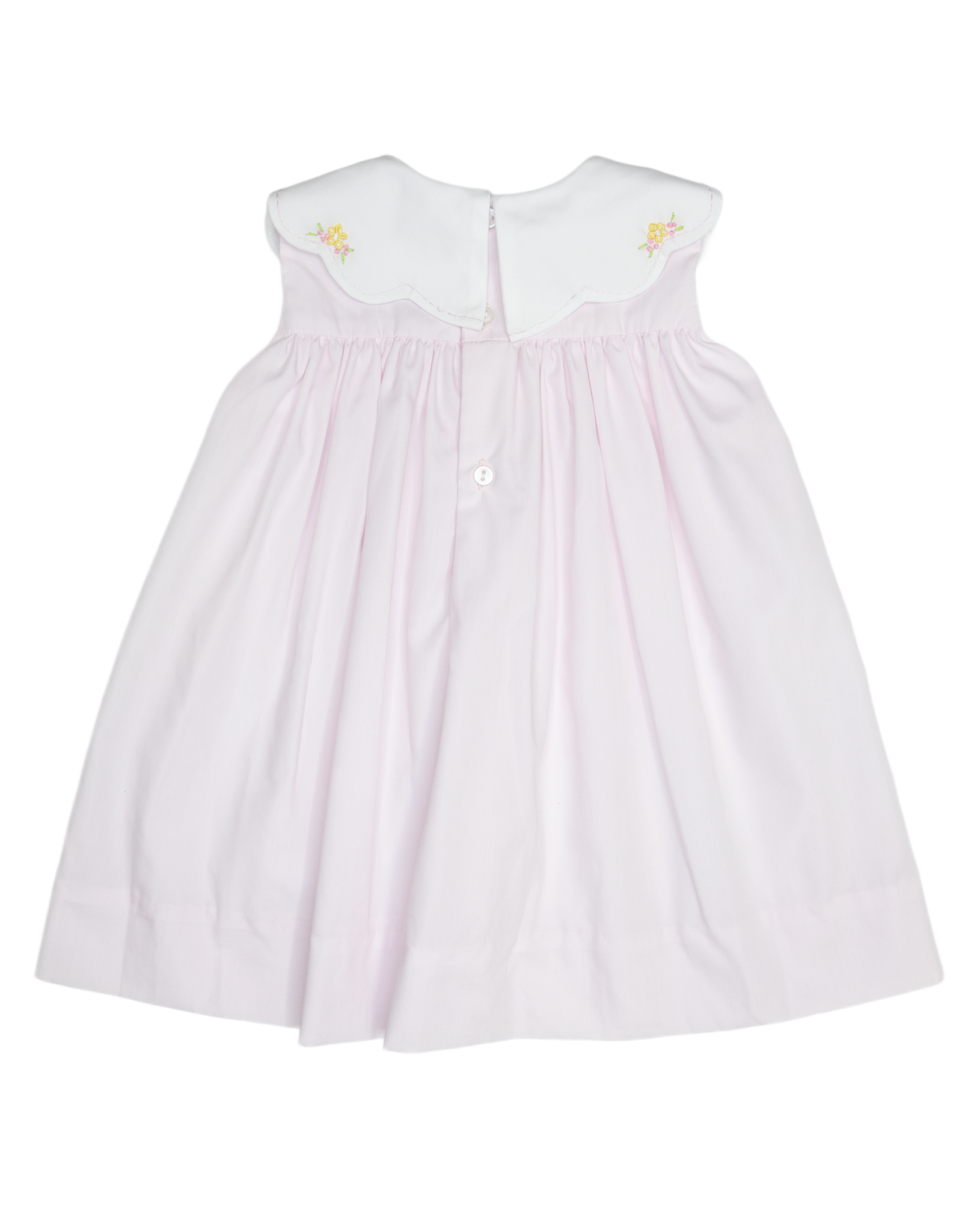 Petit Ami 2-3241 Pink Embroidered Flower Dress