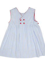 Petit Ami 2-3-4227 Ladybug Gingham Dress