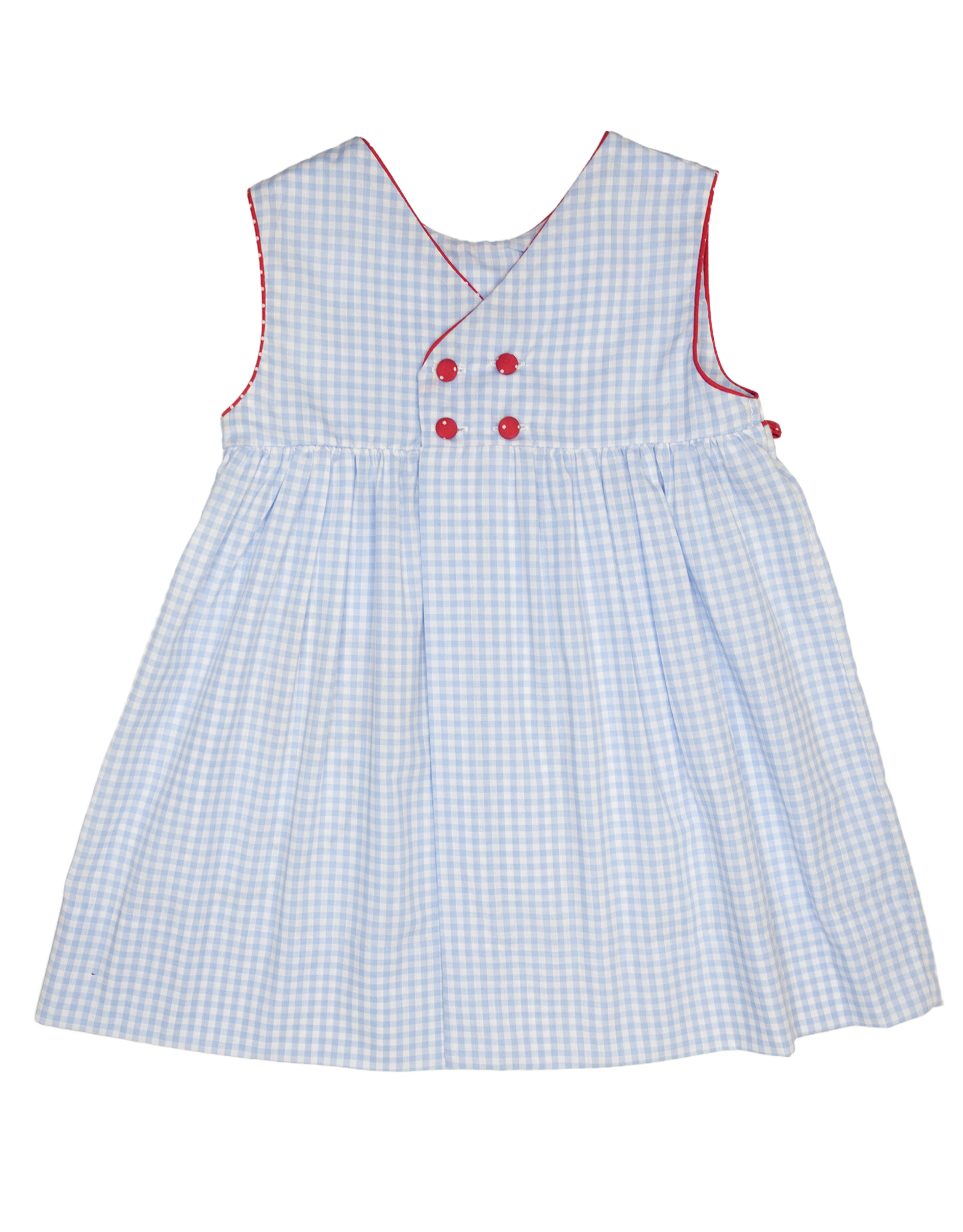 Petit Ami 2-3-4227 Ladybug Gingham Dress