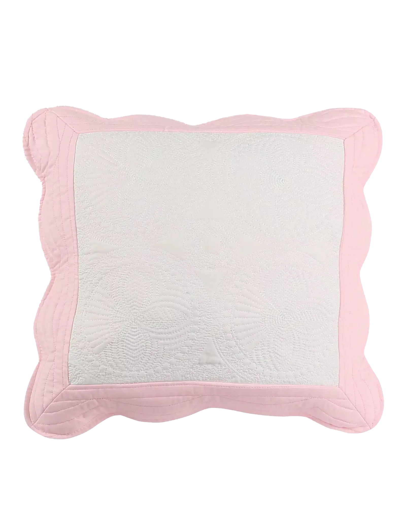 Zsa Zsa & Lolli ZZL Pillow Sham White/Pink