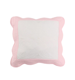 Zsa Zsa & Lolli Pillow Sham White/Pink