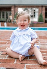 Lullaby Set Noah Ribbon Bubble Blue Windowpane w/3 Ribbons