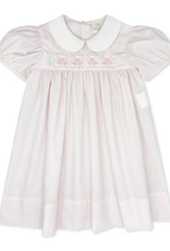 Lullaby Set Ruth Ribbon Dress Pink Windowpane w/3 Ribbons