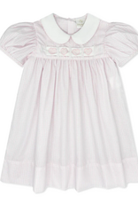 Lullaby Set Ruth Ribbon Dress Pink Windowpane w/3 Ribbons