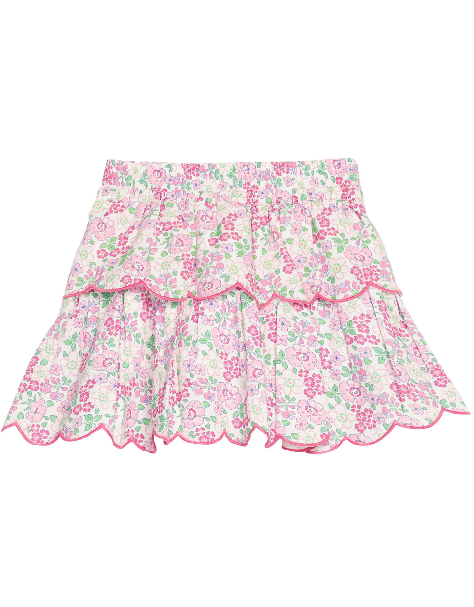 Bisby Two Tiered Skort Pink Bloomsbury Blossoms