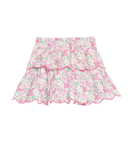 Bisby (Size 7) Two Tiered Skort Pink Bloomsbury Blossoms