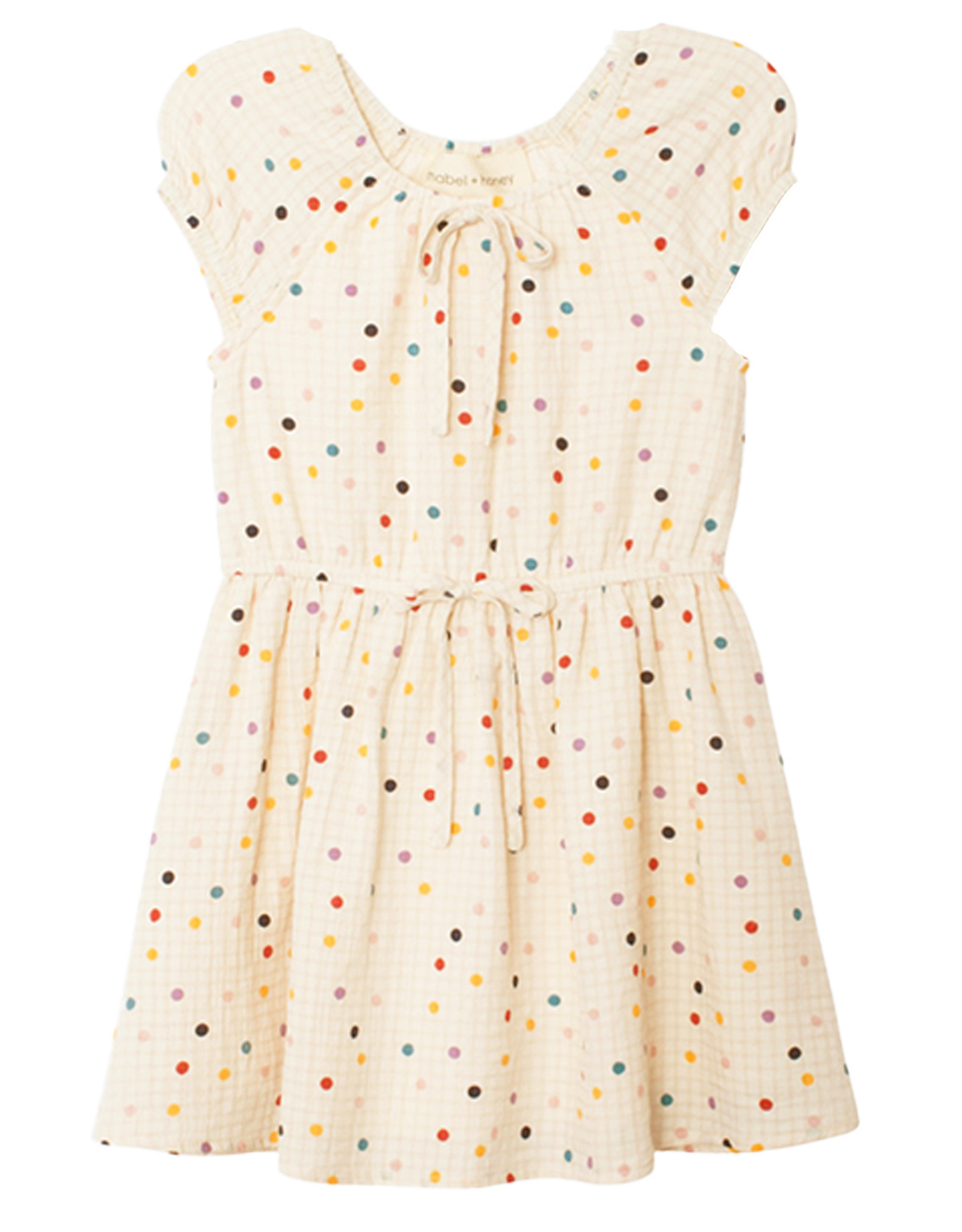 Mabel and Honey 7802CM Confetti Cutie Ivory Dress
