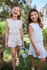 Pleat Parker Skort Secret Garden