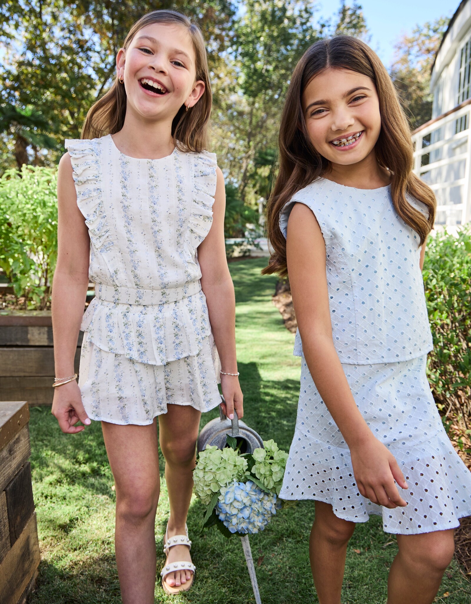 Pleat Parker Skort Secret Garden