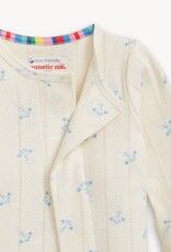 Magnetic Me MM Organic Cotton Pointelle Footie Airplane