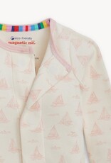 Magnetic Me MM Organic Cotton Footie Tiny Tides Pink