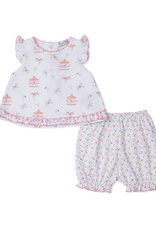 Kissy Kissy Carousel Magic Sunsuit Set