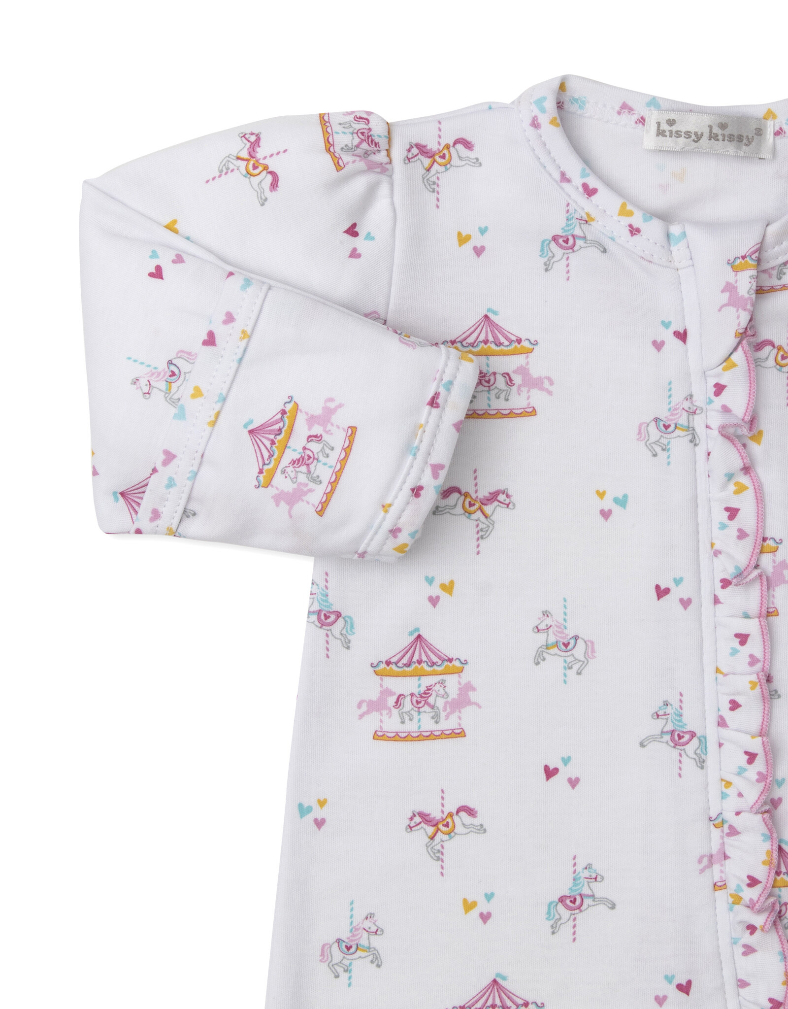 Kissy Kissy Carousel Magic Zip Footie