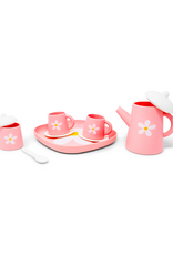 Jack Rabbit Creations Pink Silicone Tea Set Flower Power