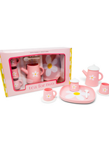 Jack Rabbit Creations Pink Silicone Tea Set Flower Power