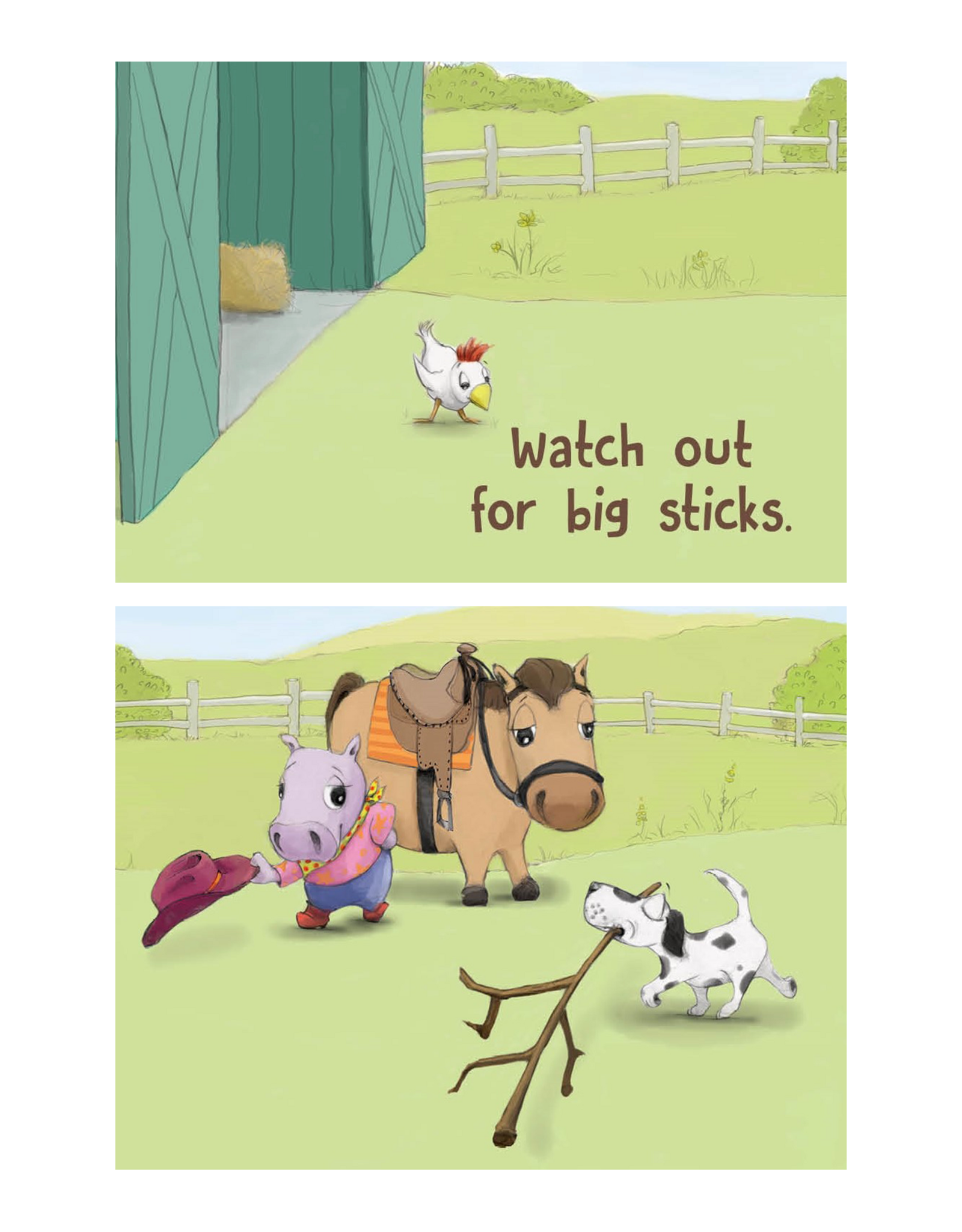 Sleeping Bear Press Little Buckaroo and Lou Board Book